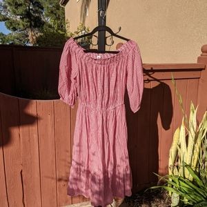 Off the shoulder summer dress